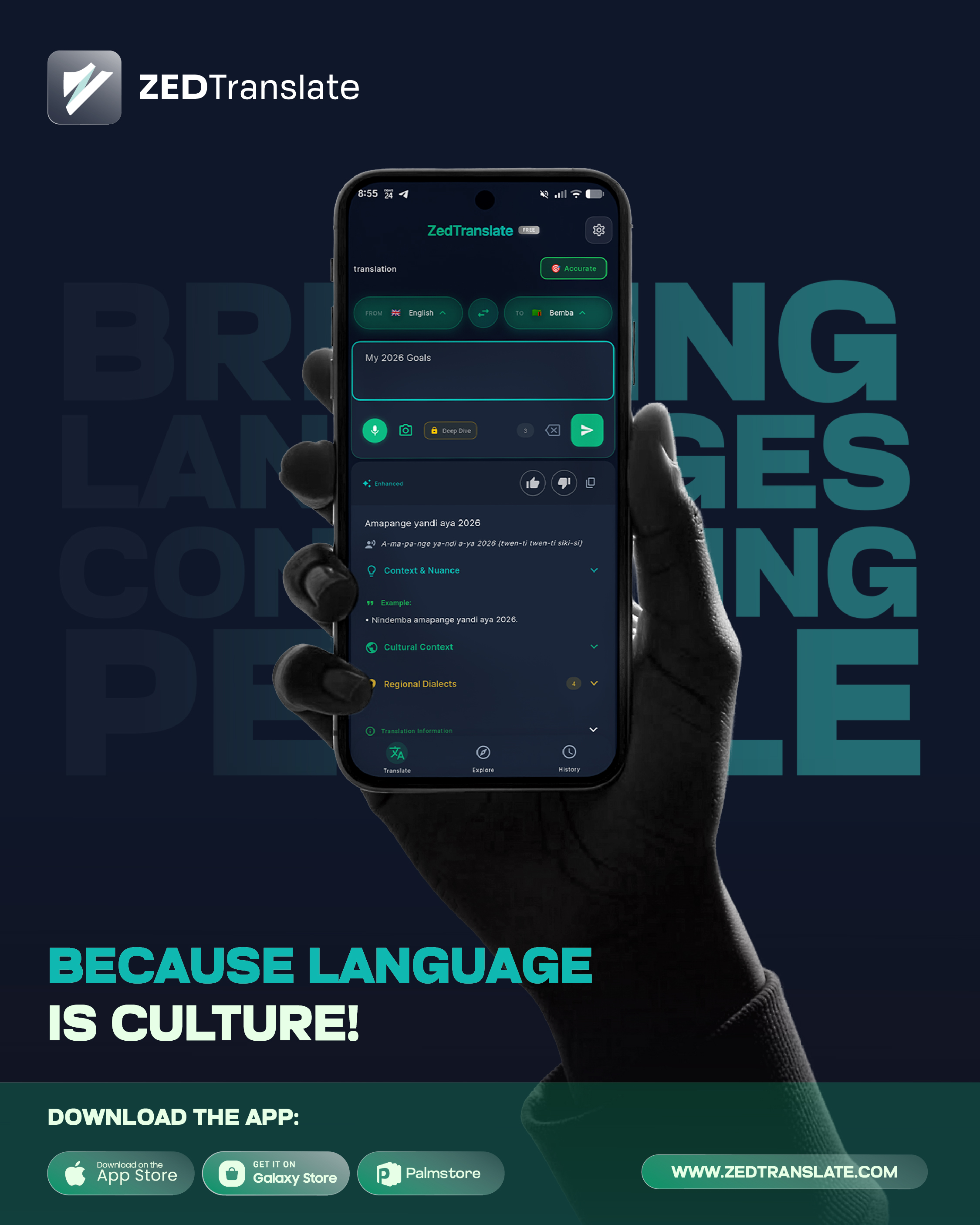 ZedTranslate app features - Translation in your pocket